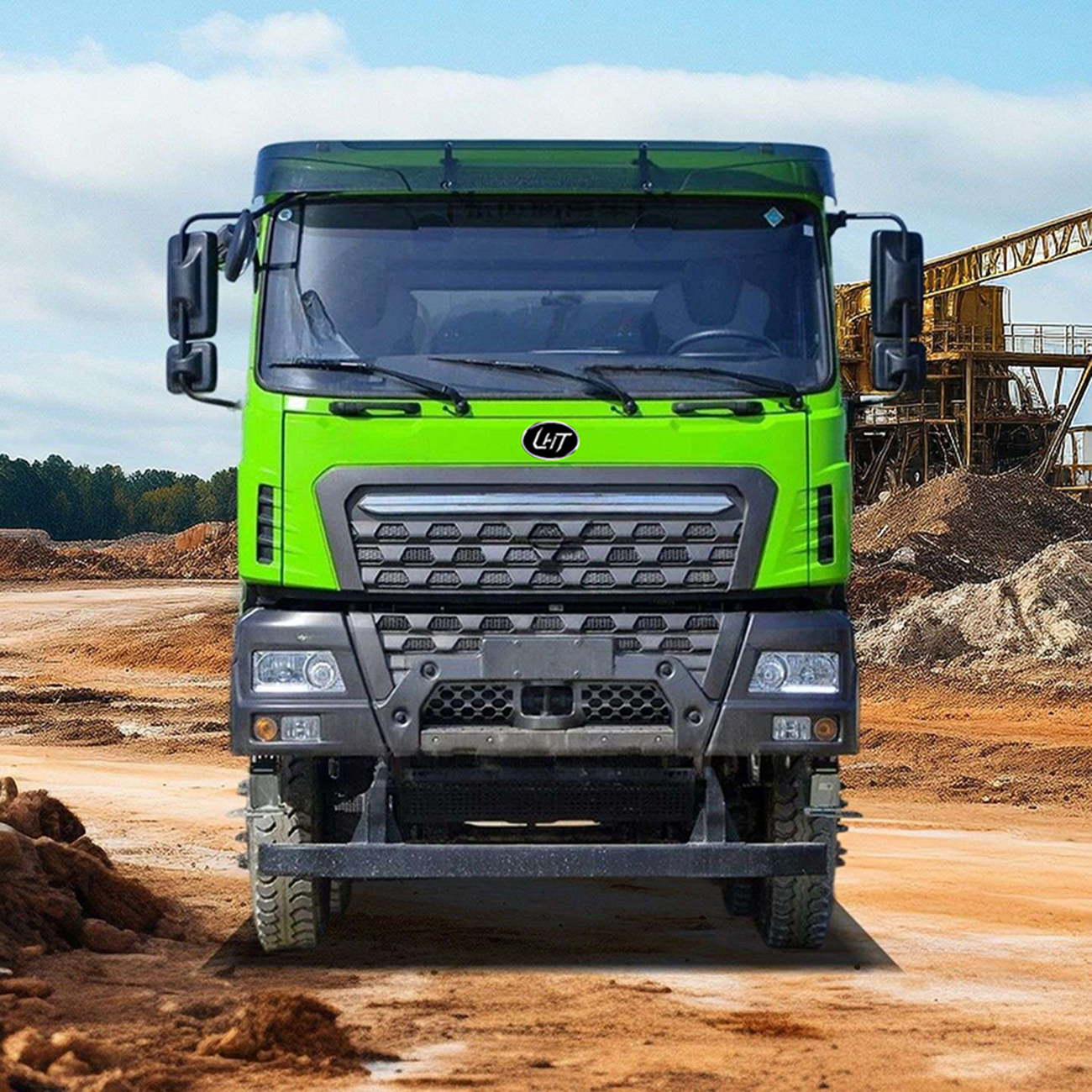 China Factory 8X4 New Energy Electric Dump Truck with Interchangeable Battery Technology