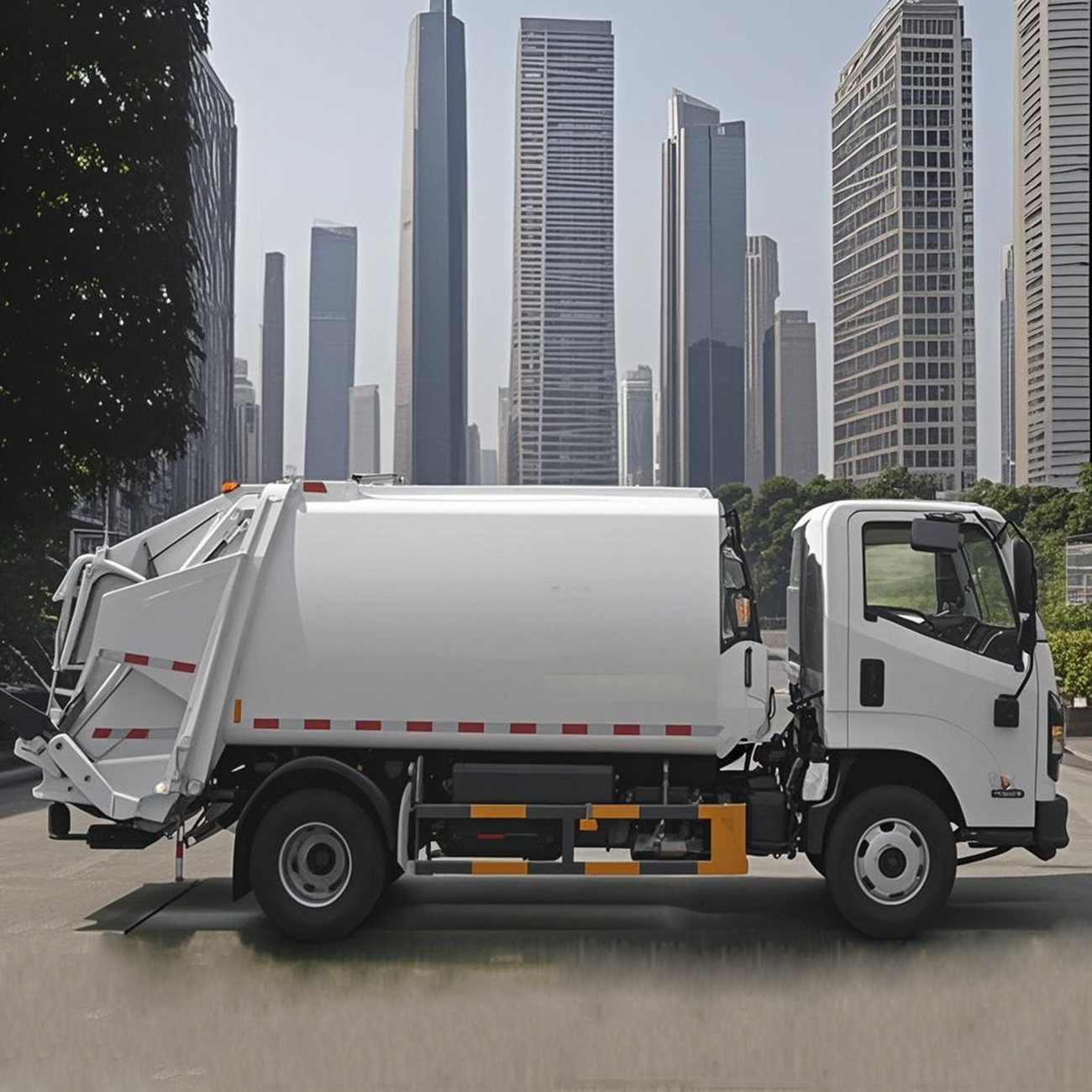 China Factory Innovative Compression Garbage Truck Garbage Collection And Transport Sanitation Truck