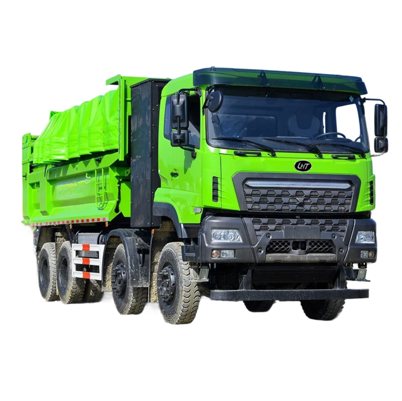 China Factory 8X4 New Energy Electric Dump Truck with Interchangeable Battery Technology