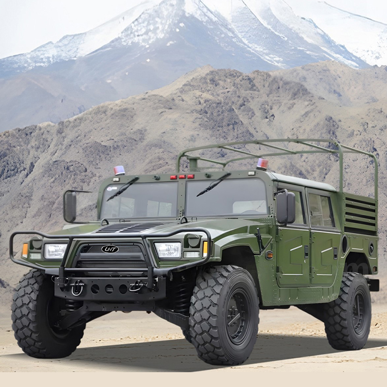 China Factory Civil 4× 4 Four-Wheel Drive 6 Ton Off-Road Special Protection Vehicle