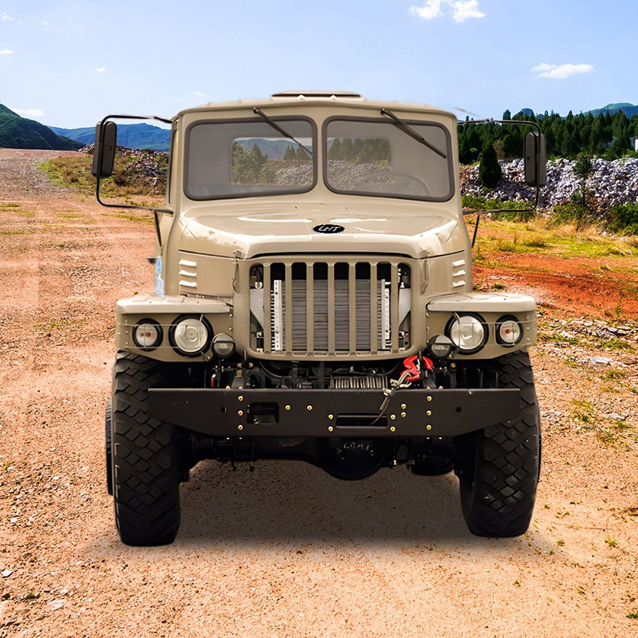 China Factory 6X6 33 Ton All-Wheel Drive Dedicated Field Off-Road Truck Chassis