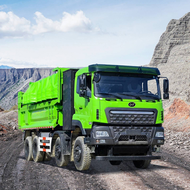 China Factory 8X4 New Energy Electric Dump Truck with Interchangeable Battery Technology