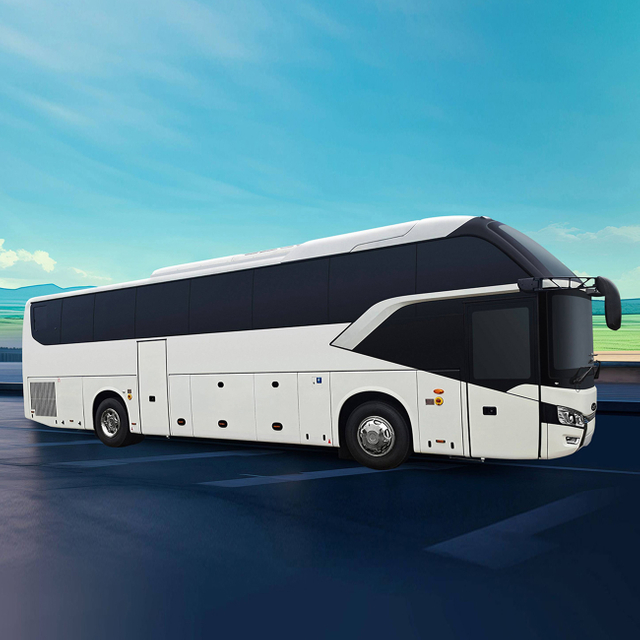 China Factory 12 Meter Bus, Long-Distance Bus New Luxury 50-55 Seats Passengers