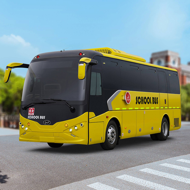 China Factory 9-10m New Energy Pure Electric School Bus Coach Bus Passenger Bus Tourist Bus Coach Bus for Sale