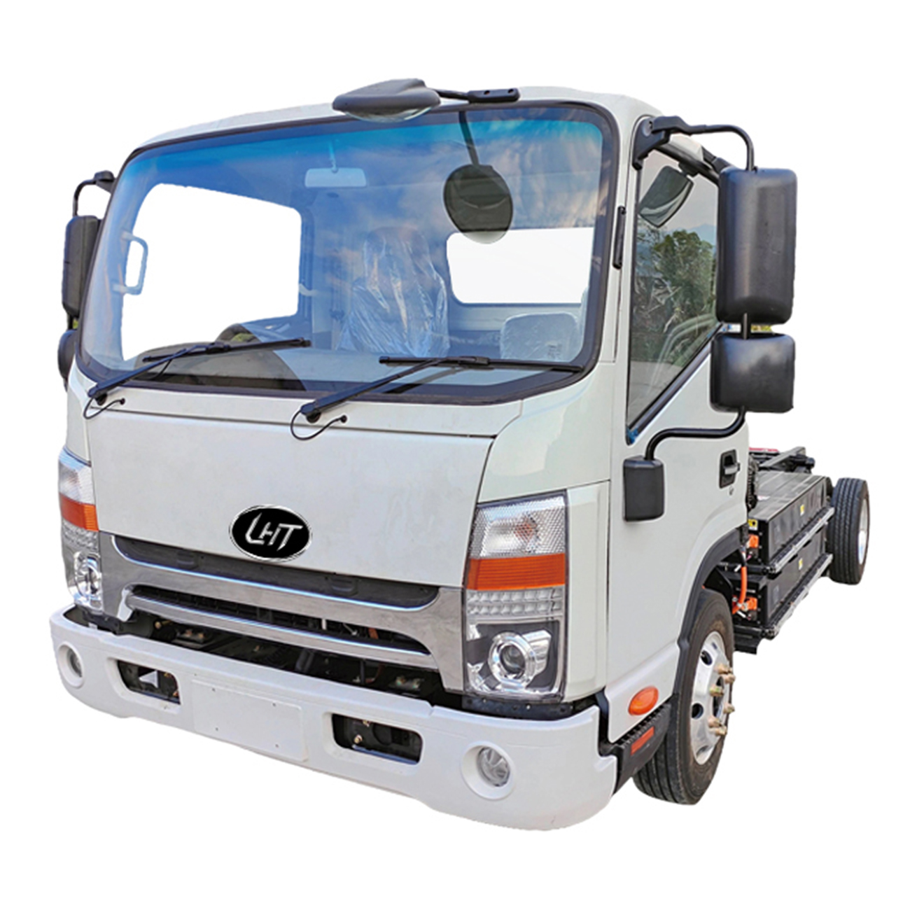 China Factory Truck 15 Ton Electric Chassis Required for Efficient Cold Chain Transportation.