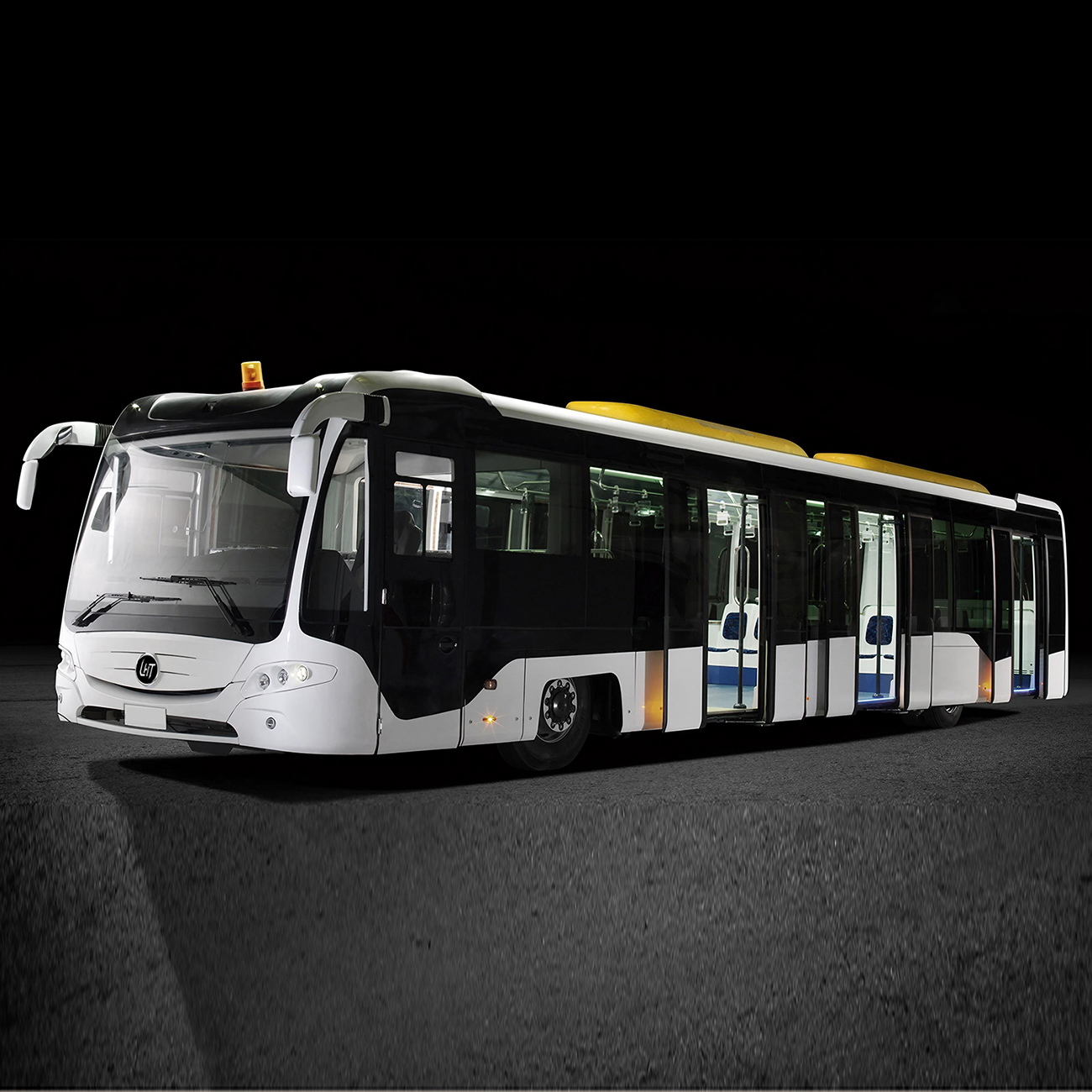 China Factory 14m Electric Airport Shuttle Bus Is A Large Bus with An Electric Airport Shuttle Bus Specifically for Airports