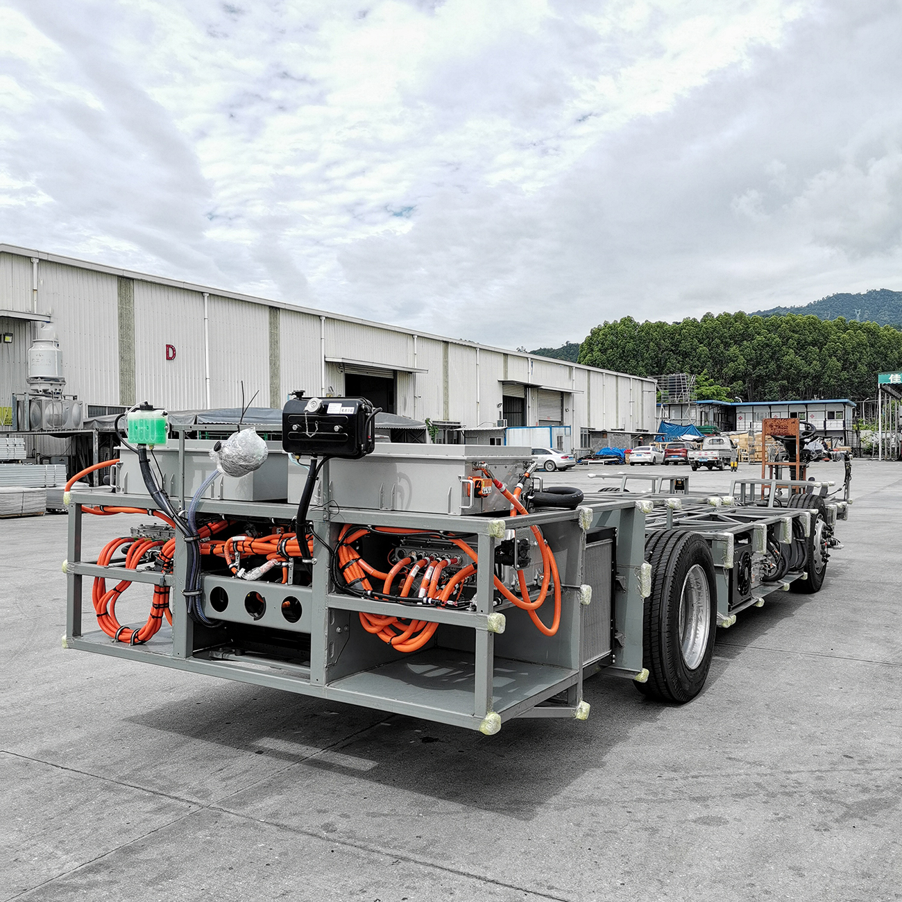 China Factory 9m Electric Luxury City Commuter Bus Chassis Coach Chassis