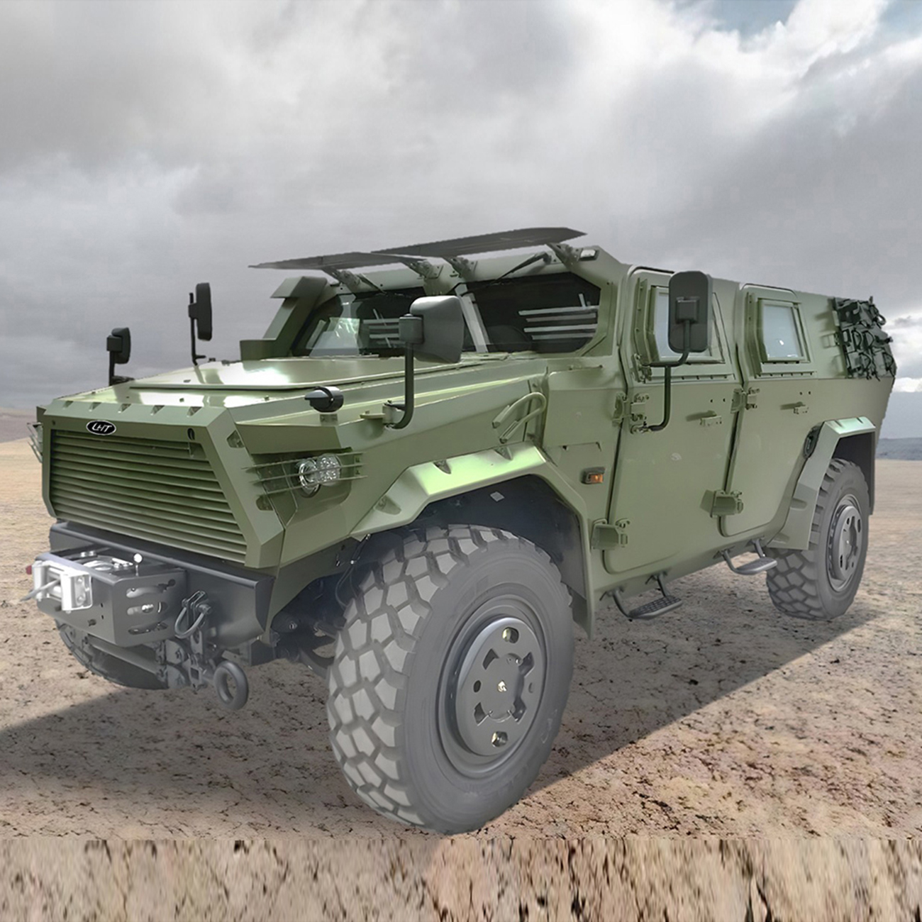 China Factory Civil off-Road 4X4 8 Ton Four-Wheel Drive Special Protection Vehicle
