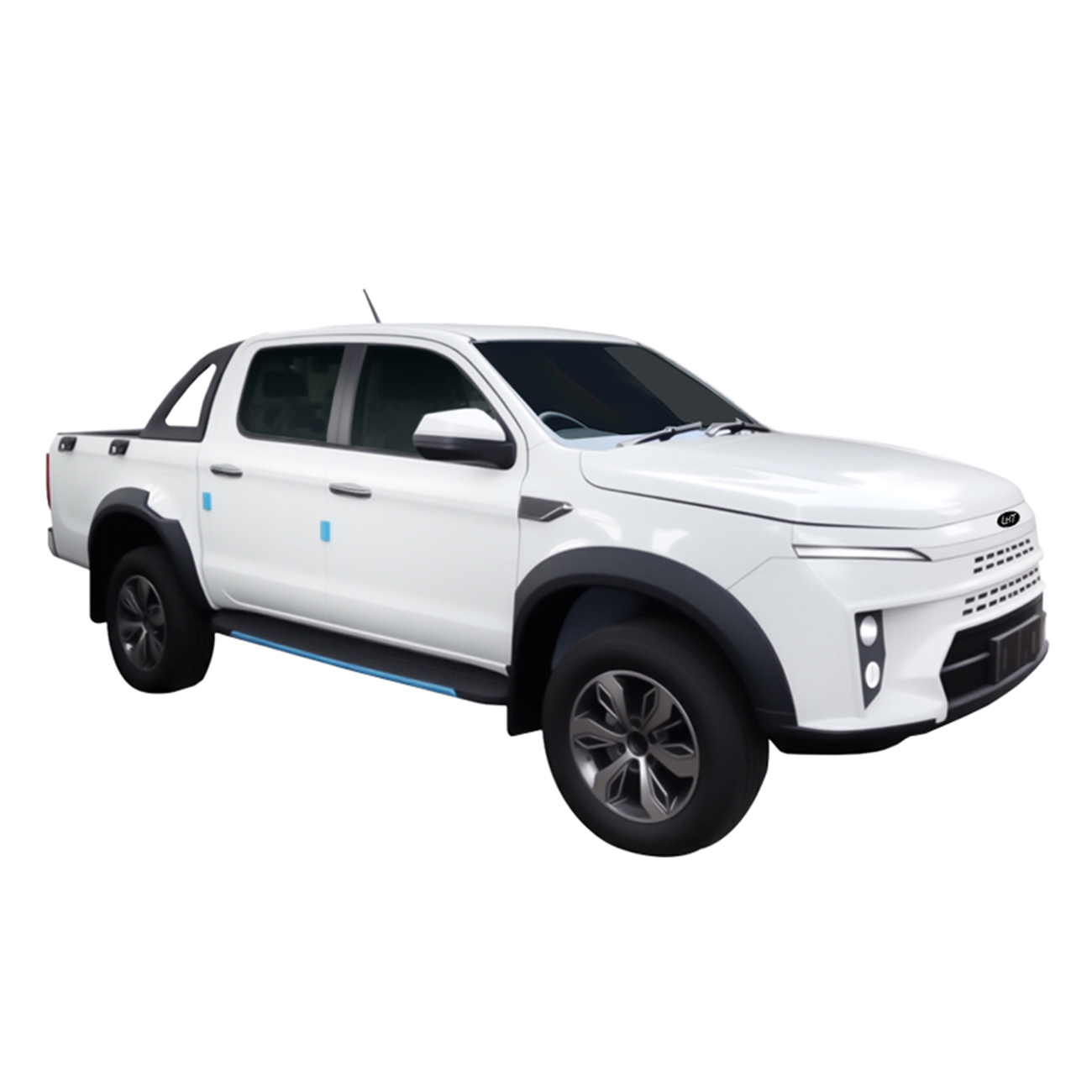 China Factory Double-Row 5-Seater New Pure Electric Pickup Truck