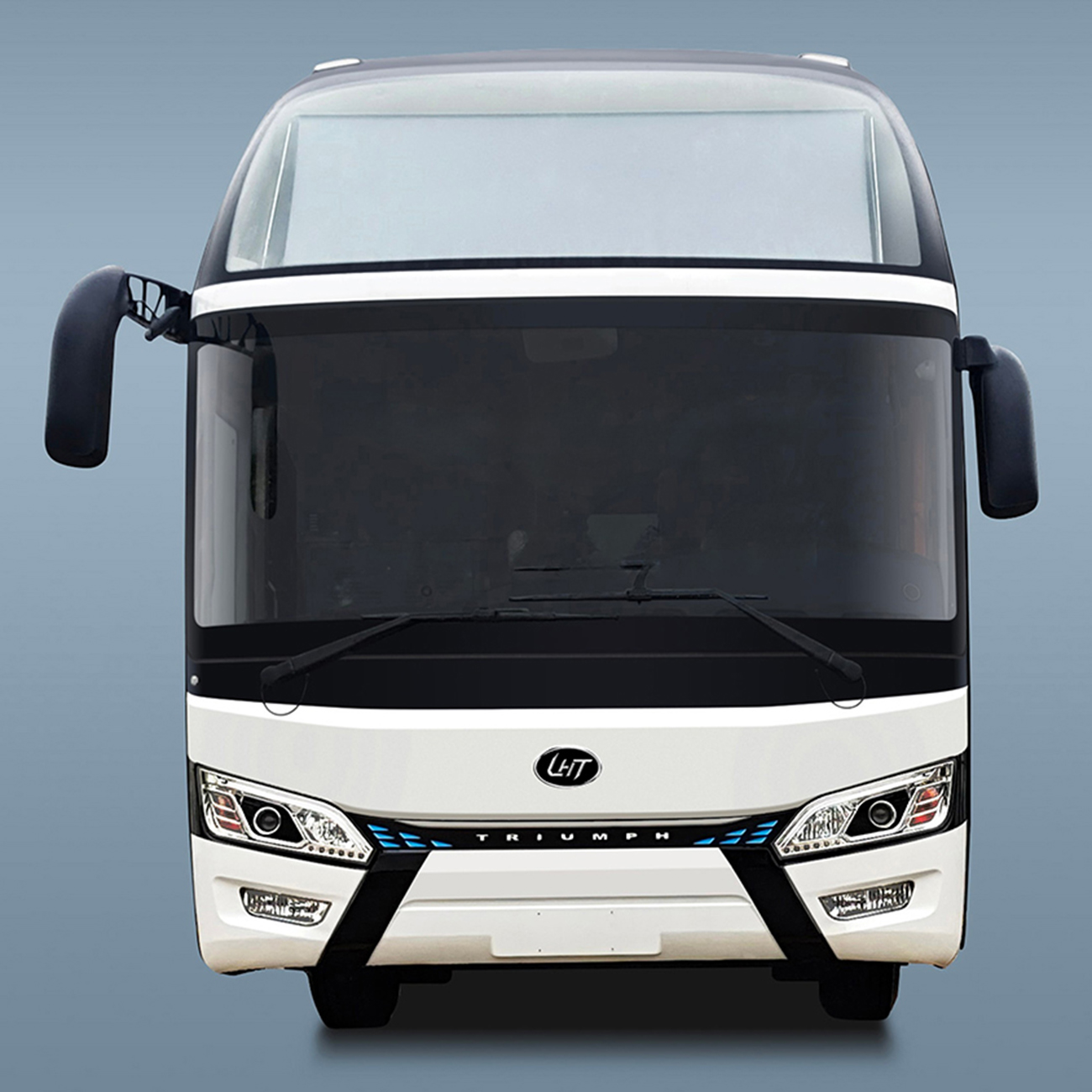 China Factory 12 Meter Bus, Long-Distance Bus New Luxury 50-55 Seats Passengers