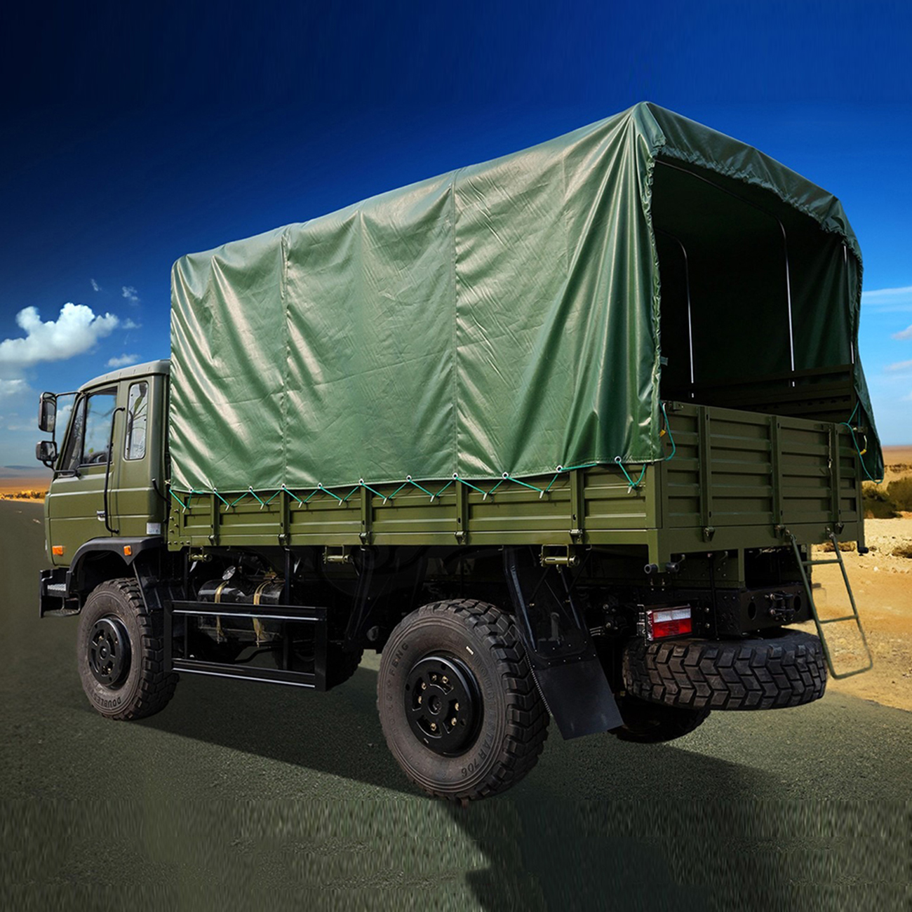 China Factory 4X4 9 Ton Civil Platform Special Civil Truck Chassis