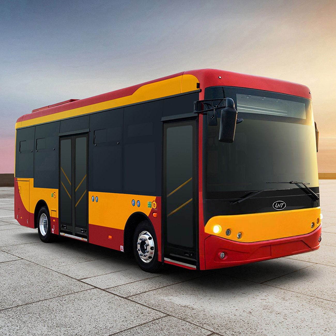 China Factory 8-9 Meter 20-30 Seat New Energy Electric City Bus Electric Power Long Public Passenger City Bus Low Entry City Bus Low Floor City Bus