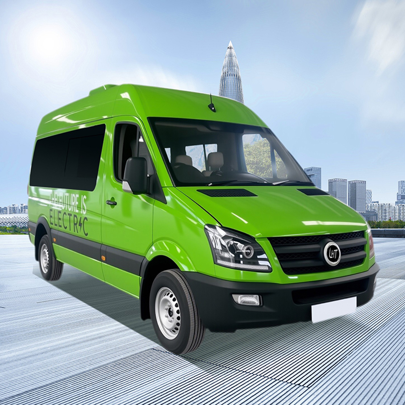 China Factory 5.7-7.5m New Energy Pure Electric Sprinter 10-23 Seats; Left-Hand Drive Van Right Hand Drive Van Seat Van Van Mini Van