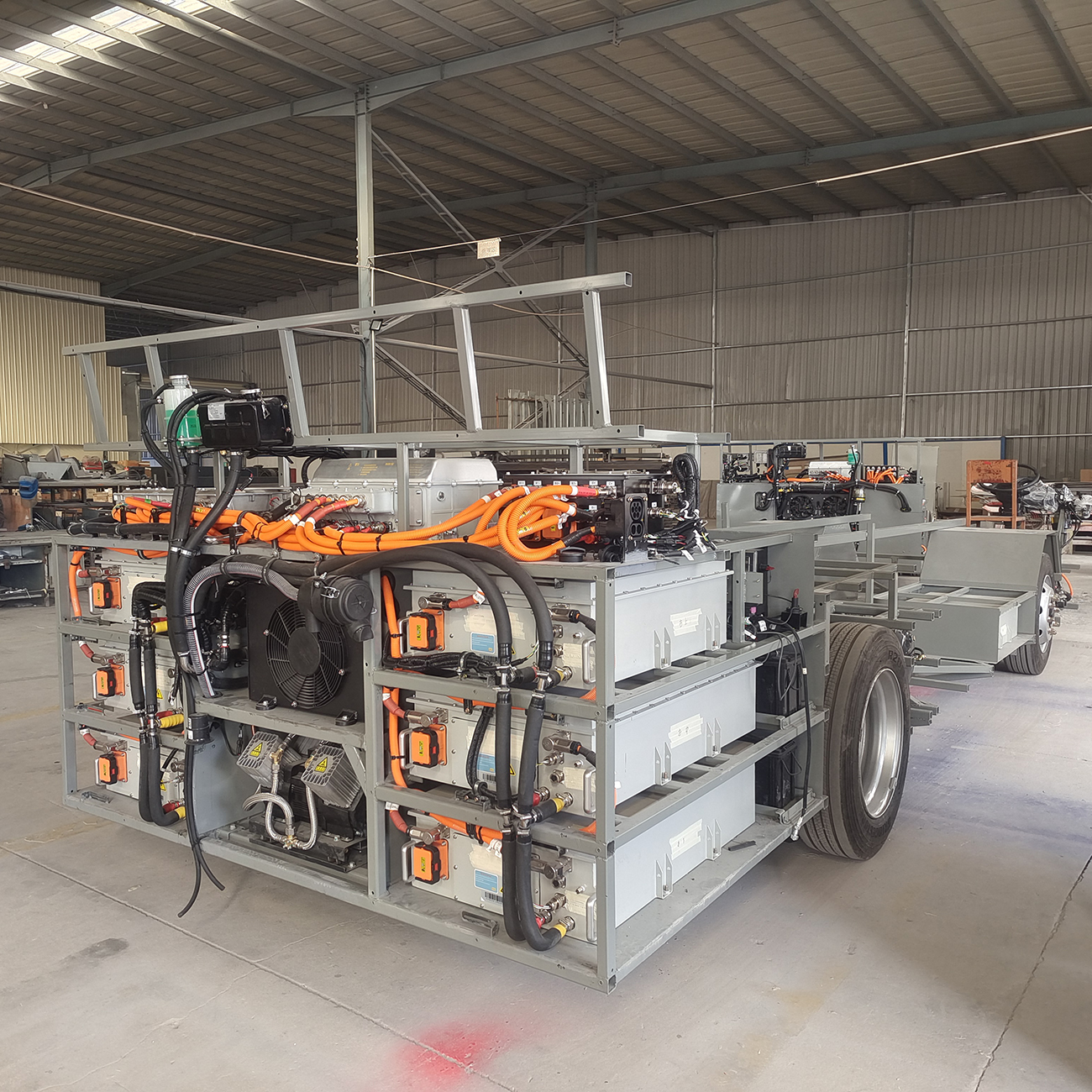 China Factory 8.5m Electric Luxury City Commuter Bus Chassis Coach Chassis