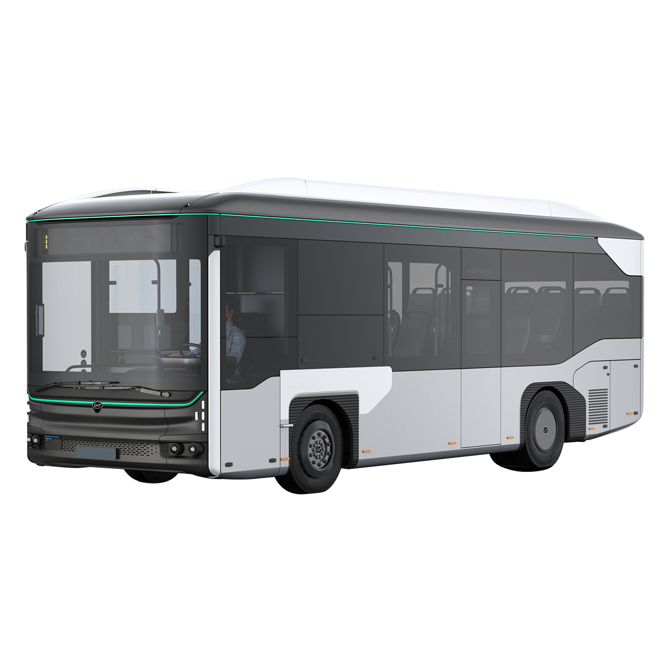 China Factory 8-9m 20-30 Seats New Energy Electric City Bus Electric Power Long Public Passenger Transport City Bus Low Entry City Bus Low Floor Bus